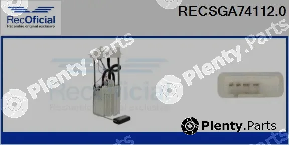 Recoficial RECSGA74112.0 — Fuel Feed Unit