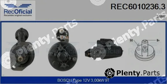 Recoficial REC6010236.3 — Starter