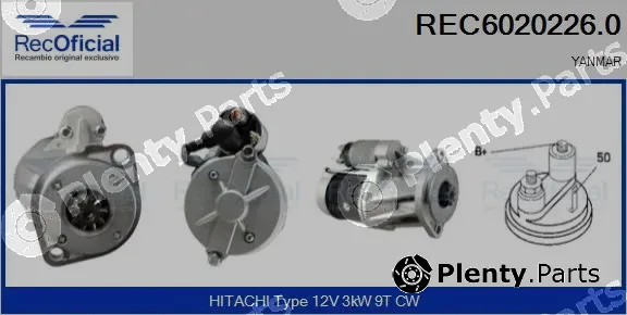 Recoficial REC6020226.0 — Starter