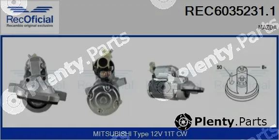 Recoficial REC6035231.1 — Starter