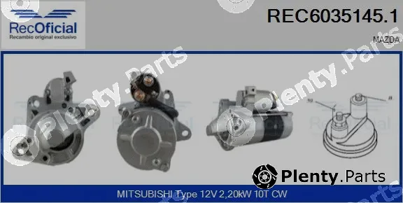 Recoficial REC6035145.1 — Starter