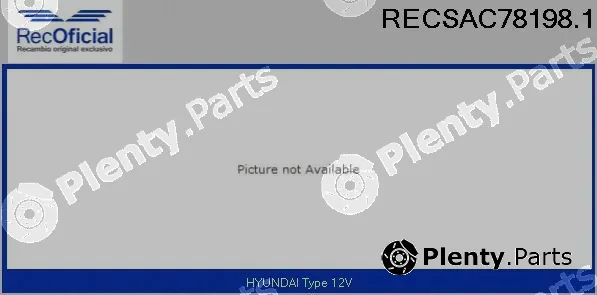 Recoficial RECSAC78198.1 — Compressor, air conditioning