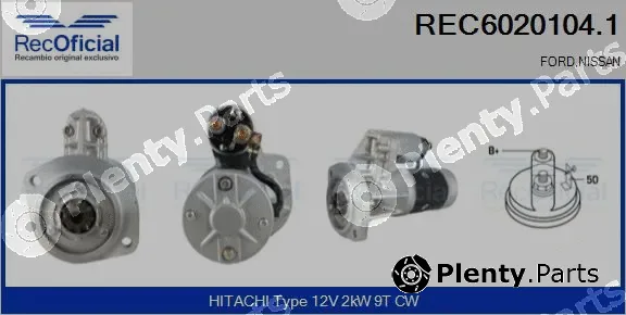 Recoficial REC6020104.1 — Starter