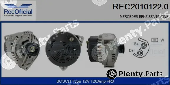 Recoficial REC2010122.0 — Alternator