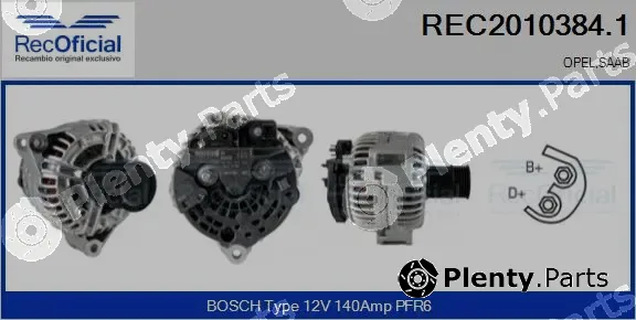 Recoficial REC2010384.1 — Alternator