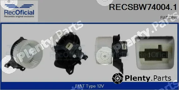 Recoficial RECSBW74004.1 — Interior Blower