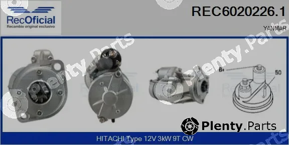 Recoficial REC6020226.1 — Starter