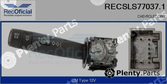 Recoficial RECSLS77037.1 — Steering Column Switch