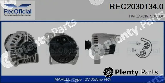 Recoficial REC2030134.0 — Alternator