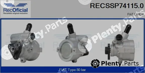 Recoficial RECSSP74115.0 — Hydraulic Pump, steering