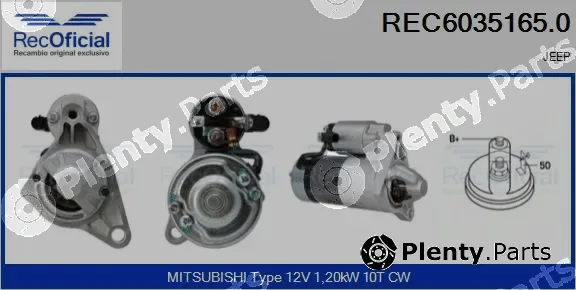Recoficial REC6035165.0 — Starter