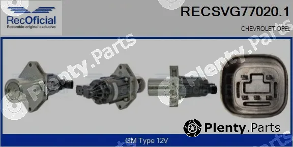 Recoficial RECSVG77020.1 — EGR Valve