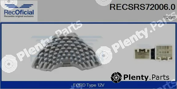 Recoficial RECSRS72006.0 — Resistor, interior blower