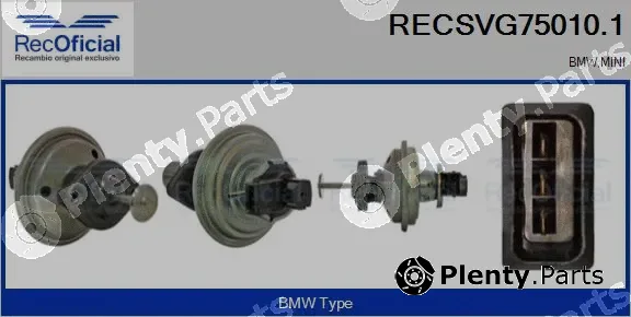 Recoficial RECSVG75010.1 — EGR Valve
