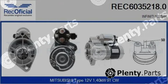 Recoficial REC6035218.0 — Starter