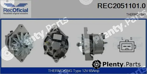 Recoficial REC2051101.0 — Alternator