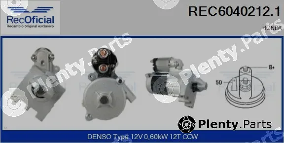 Recoficial REC6040212.1 — Starter