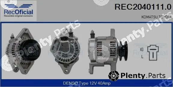Recoficial REC2040111.0 — Alternator