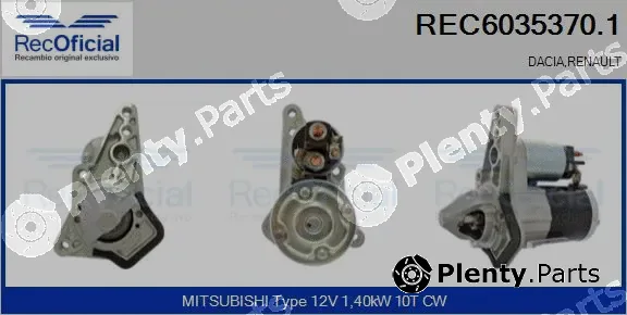 Recoficial REC6035370.1 — Starter