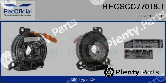 Recoficial RECSCC77018.1 — Clockspring, airbag