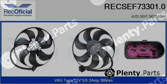 Recoficial RECSEF73301.0 — Fan, engine cooling
