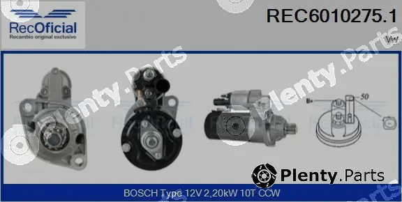 Recoficial REC6010275.1 — Starter