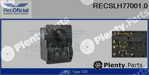 Recoficial RECSLH77001.0 — Switch, headlight