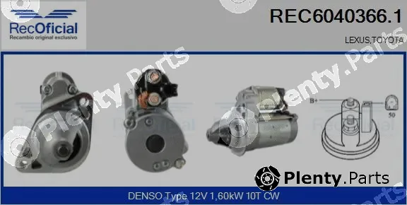 Recoficial REC6040366.1 — Starter