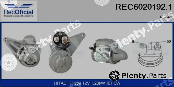 Recoficial REC6020192.1 — Starter