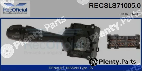 Recoficial RECSLS71005.0 — Steering Column Switch