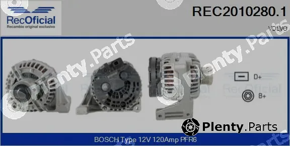 Recoficial REC2010280.1 — Alternator