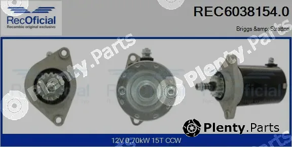 Recoficial REC6038154.0 — Starter