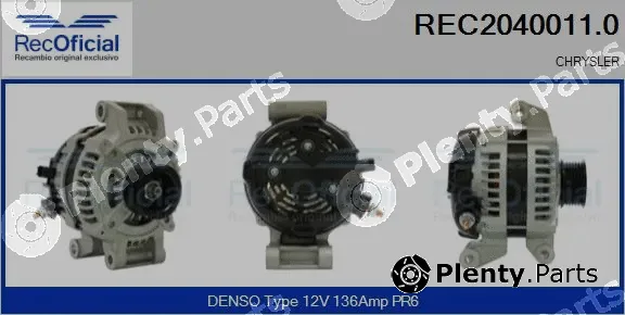 Recoficial REC2040011.0 — Alternator