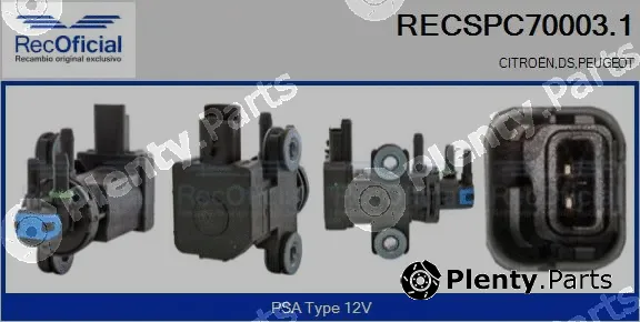 Recoficial RECSPC70003.1 — Pressure Converter, exhaust control