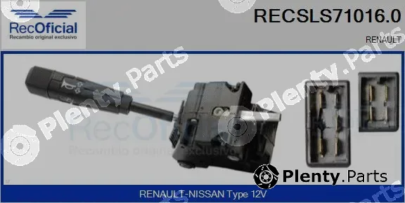 Recoficial RECSLS71016.0 — Direction Indicator Switch
