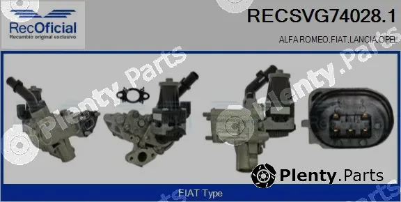 Recoficial RECSVG74028.1 — EGR Valve