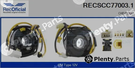 Recoficial RECSCC77003.1 — Clockspring, airbag
