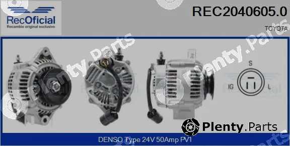 Recoficial REC2040605.0 — Alternator