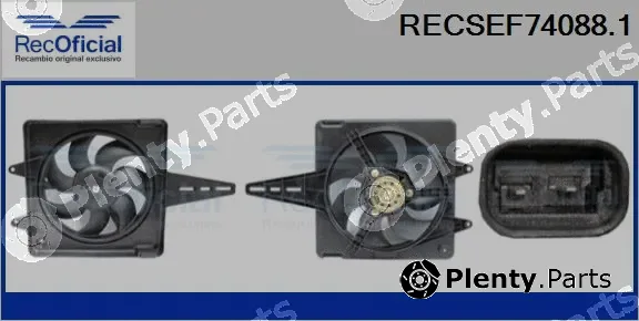 Recoficial RECSEF74088.1 — Electric Motor, radiator fan