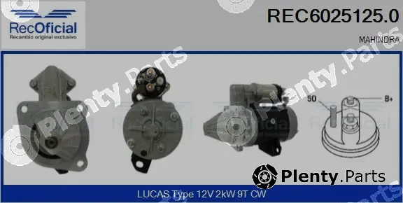 Recoficial REC6025125.0 — Starter