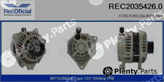 Recoficial REC2035426.0 — Alternator