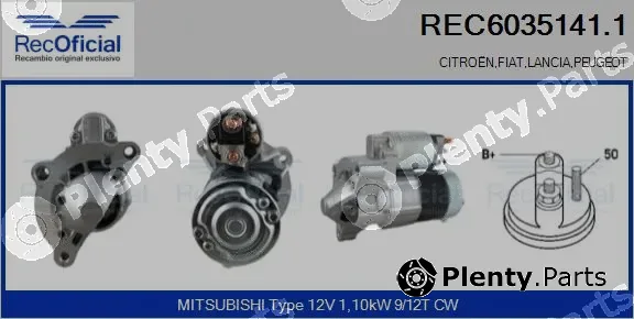 Recoficial REC6035141.1 — Starter