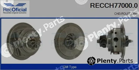 Recoficial RECCH77000.0 — Core assembly, turbocharger