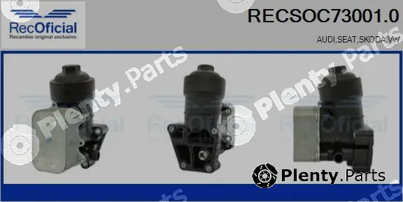 Recoficial RECSOC73001.0 — Oil Cooler, engine oil