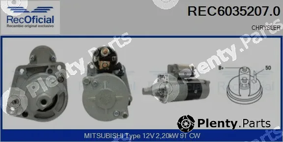 Recoficial REC6035207.0 — Starter