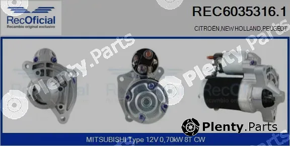 Recoficial REC6035316.1 — Starter