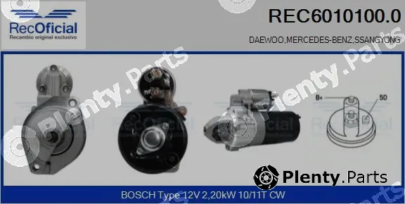 Recoficial REC6010100.0 — Starter