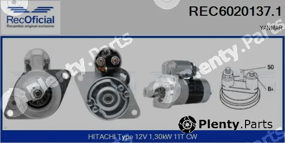 Recoficial REC6020137.1 — Starter