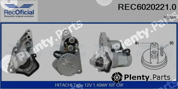 Recoficial REC6020221.0 — Starter