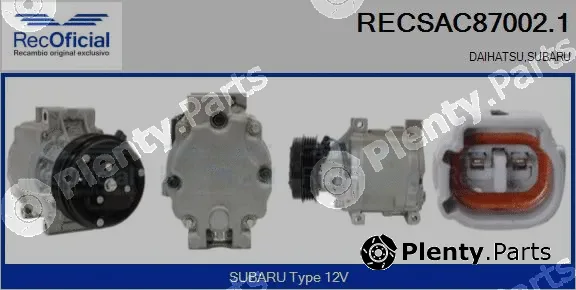 Recoficial RECSAC87002.1 — Compressor, air conditioning